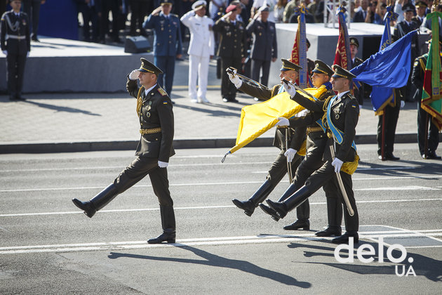 Военный парад на 27-й День Независимости. Фото: Т.Довгань