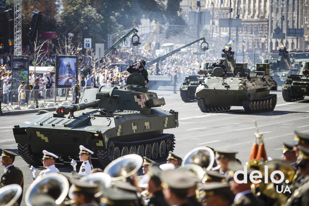 Военный парад на 27-й День Независимости. Фото: Т.Довгань
