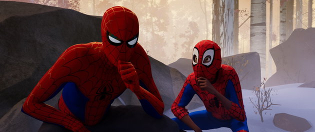 Кадр из фильма «Человек-паук: Вокруг Вселенной»