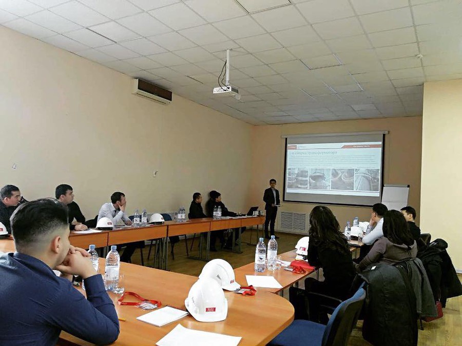 В середине января состоялся выездной семинар на территории Кентауского трансформаторного завода