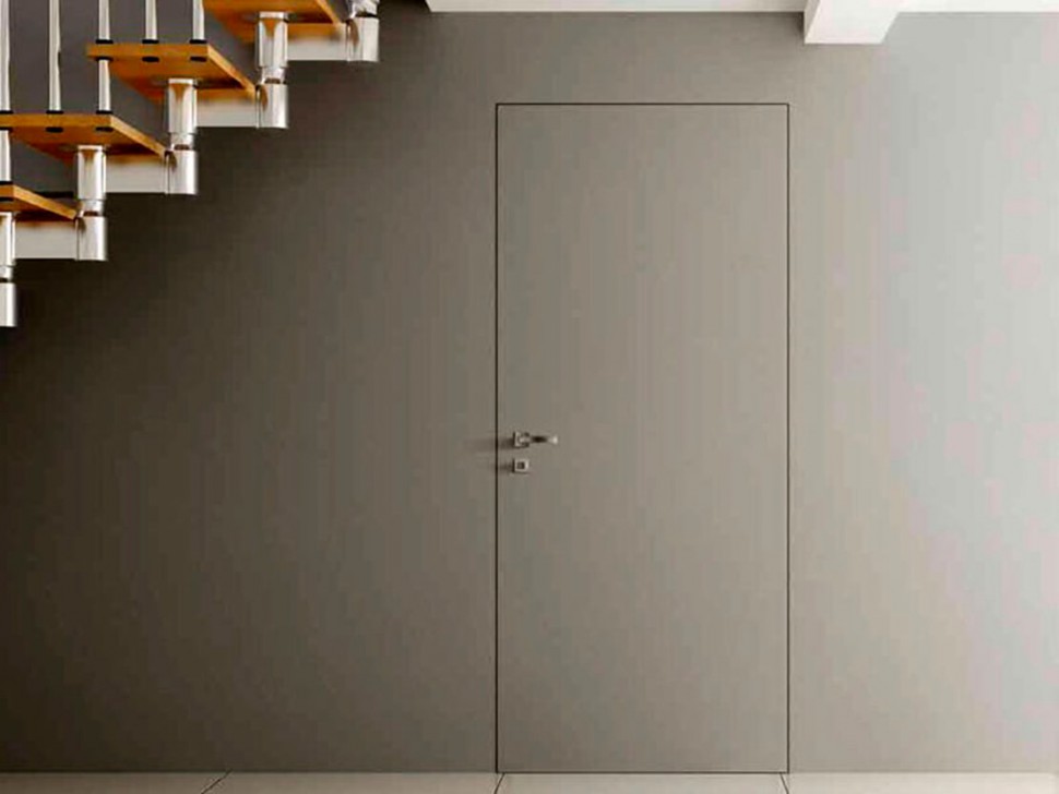 Отличное решение для маленьких квартир – скрытые двери под покраску