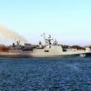 Российские корабли провели боевые учения в Черном море Российские корабли провели боевые учения в Черном море
